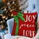 thumbnail image 4 of Christmas Pillow Cover Snowflake Letter Bow Throw Pillow Cover Home Pillowcase Size 17.7 X17.7 Inches, 4 of 6