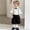 Black2, variant on Zecgelong Boy's Summer Casual Suit Set Kindergarten Graduation Dress Performance Outfit Flower Girl Dress For Birthday Suitable For 3 15 Years Old. Boys Summer Outfits Sets Size 4-5 Years