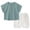 A01-Dark Green, variant on FYDUU Boys Sleepwear Set Breathable Kids Pajamas Short Sleeve Comfortable Loungewear For Toddler Baby Home Casual Outfit Soft Lightweight Summer Clothes Adorable Halloween 1-2 Years