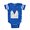 Royal Blue, variant on CafePress - Doctor.Gif - Cute Infant Baby Football Bodysuit