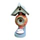 thumbnail image 1 of Colibrí pájaros Comedero de pájaros Decoración de pájaro Mascota Colgando Pared pájaro jardín Exterior Patio Rojo Gloria casas de aves, 1 of 7