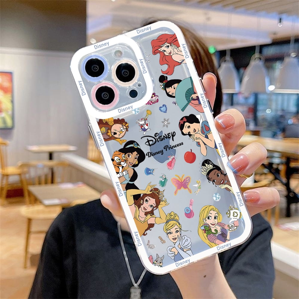 Disney Princess Phone Case for IPhone 16 15 14 13 12 11 Mini Pro