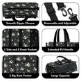 thumbnail image 3 of Teacher Tote Bag,Pioneer Flower Floral Print Pattern Teacher Utility Tote Bag,Large Work Tote Bags for Women with Multiple Pockets,Top Zipper Closure,13.8x10.6x6.7 Inch, 3 of 5