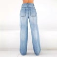 thumbnail image 4 of Women's Casual Loose Wide-Leg Jeans, 4 of 5
