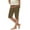 A01-Khaki, variant on yoeyez Girls Leggings Shorts,Teen Girls Summer Solid Color Compression Jogger Pants Athletic Elastic Waist Shorts Seamless Casual Fit Short Pants for 9-10 Years