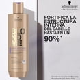 thumbnail image 3 of BLOND ME - Cool Blondes Shampoo Neutralizante 300 ml, para Rubios Fr&iacute;os, con Tecnolog&iacute;a 3D Bond Creation y Complejo Velvet Flower Protein, Limpia Suavemente y Cuida Cabello, Fort, 3 of 6