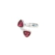 thumbnail image 1 of Anillo para Mujer con Cristal Fino Swarovski Trillant–  Bañado en Rodio– Anillo Elegante y Brillante-Aretes de Mujer de Moda, Joyería para Mujer de Moda– Regalo especial Ortiz Espinosa Temporada, 1 of 2