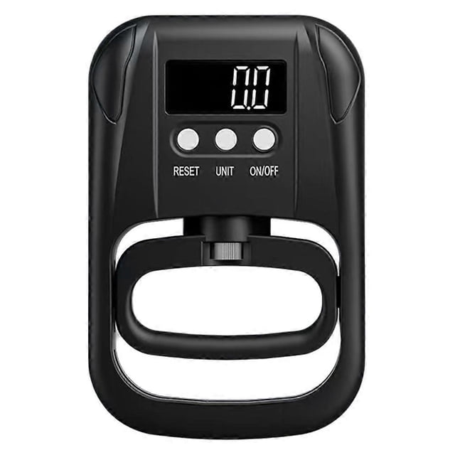 Digital Hand Dynamometer Hand Grip Strength Trainer USB Rechargeable Grip Strengthener Hand Exerciser Meter Black&White