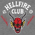 thumbnail image 2 of Netflix Infant's Stranger Things Hellfire Club White Logo Bodysuit, 2 of 3