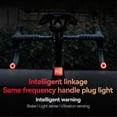 thumbnail image 2 of Rechargeable LED Bicycle Handlebar Light IPX6 Waterproof Multi-Directional Alert System Cycling Sa, 2 of 3