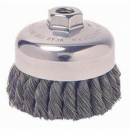 

4 in. Single Row Wire Cup Brush .014 .63 in.-11 A.H. -Sr-4