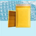 thumbnail image 3 of kurtrusly 20piece Lightweight And Protective Mailing Bag For Easy Packaging Tear-Proof Bubble Envelopes Bag yellow 1Set, 3 of 6
