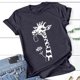 thumbnail image 4 of Xuyuer Women Plus Size T Shirts Short Sleeve Round Neck Casual Graphic Tee Tops, 4 of 6