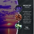 thumbnail image 3 of Candle WoodWick Medium Hourglass Amethyst Sky Soy Wax, 3 of 6