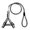 E, variant on kladzum Dog Harness, Collar & Leash Set, Pet Dog Collar Traction Rope Outdoor Anti-Lost Nylon Ropes Training Leash Slip Lead Strap Collar for Training, Walking, Hiking