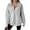 Gray, variant on Womens Fleece Sweatshirt with Pockets, 1/4 Zipper Neck Long Sleeved Turndown Collar Oversized Pullover Sweaters Fall Winter Casual Loose s Comfortable Warm Elegant Tops Size S-XXL