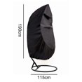 thumbnail image 2 of Patio Hanging Egg Chair Cover-waterproof Wicker Egg Swing Chair, 2 of 5