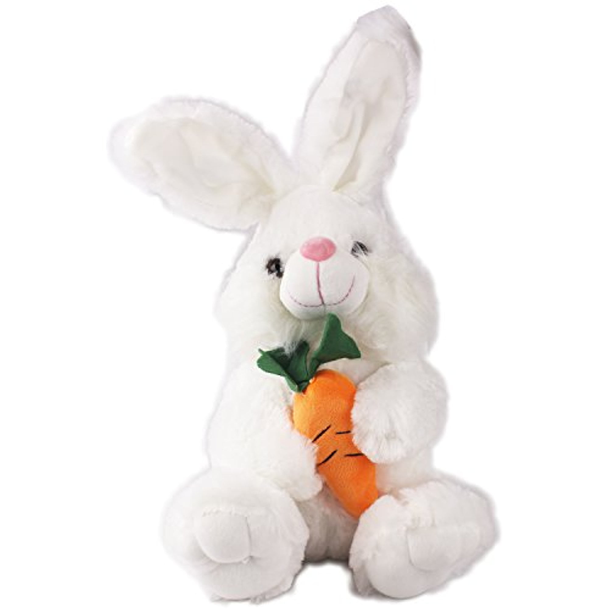 The Children’s Place White Bunny Rabbit w/ Carrot Plush Toy Doll NWT 