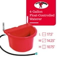 thumbnail image 5 of Little Giant FW16RED 4 Gal. Auto Float Controlled Waterer Livestock Water Trough, 5 of 6
