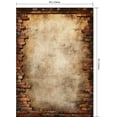 thumbnail image 2 of ABPHOTO Polyester 5x7ft Retro Brick Wall Photography Backdrop Photo Background Studio Prop, 2 of 4
