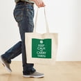 thumbnail image 4 of CafePress - Green Keep Calm And Carry Yarn Tote Bag - Unisex Canvas Tote Bag, Beige, 1-Piece, 4 of 7