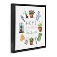 thumbnail image 3 of Stupell Industries Rustic Lodge Home Where Garden Is Black Floating Frame Canvas Art, 18 x 18, by Elizabeth Tyndall, 3 of 8