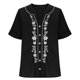 thumbnail image 3 of Camisetas de Cuello en V de Manga Corta para las Mujeres Casual Suelto Cuello Redondo Blusa de Verano Camisetas Cuello en V de las Mujeres, 3 of 7