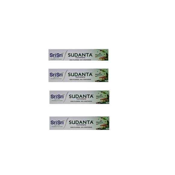 Sri Sri Tattva Sudanta Dentifrice 100 g Lot de 4 ( Chaque 100 g )