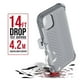thumbnail image 3 of Funda BALLISTIC TJ Maxx para iPhone 11 - Gris protector uso rudo con clip, 3 of 6