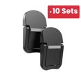 thumbnail image 1 of 10 Sets Foldable Laptop Stand Universal Non-slip Bracket Support for Macbook Lenovo Notebook Laptops Mount Holder Mini Feets one mode black 10set, 1 of 6