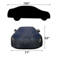 thumbnail image 3 of OTOEZ Heavy Duty Waterproof Full Car Cover All Weather Protection Outdoor Indoor Use UV Dustproof for Auto,SUV,Sedan, 3 of 7