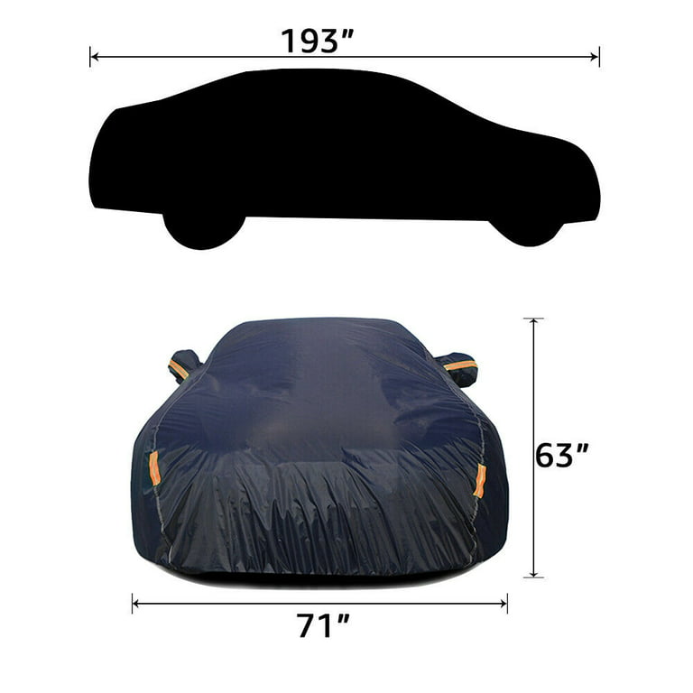 Black Full Car Covers Universal Waterproof Indoor Outdoor Sun UV Protection  Cover SUV Dust Snow Ice Four Season Auto Car Cover - AliExpress