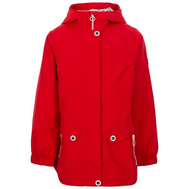 Trespass - Chaqueta Impermeable Flourish de TP75 Niñas (Rojo) Trespass UTTP6000_red