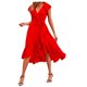 thumbnail image 3 of Vestido Casual Corto Dama Elegante Sexi Envolvente Bohemio Dara Baby Vest095, 3 of 4