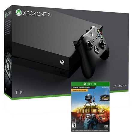 Xbox One X with Bonus PUBG Game Code and Bonus Controller