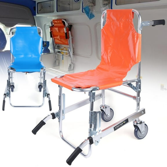 Griptix Stair Chair for Safe Movement with Retractable Handle and Quick-Fastening Restraint Straps for Disabled and Elderly Assistance