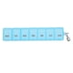 thumbnail image 2 of 7 Day Weekly Pill Box Organizer Medicine Compartments Vitamin Storage Travel kit 1pcs Blue, 2 of 4