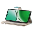 thumbnail image 3 of Funda cartera GANGXUN para OPPO Reno 12 5G , cuero PU con tarjetero, cremallera, correa de mano, soporte y protección 654°, 3 of 6
