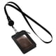 thumbnail image 1 of Portacredenciales Con Cremallera, Cartera Delgada De Cuero Pu Para Tarjetas De Identificación, Con Cordón Para El Cuello Y Carrete Retráctil Para Credenciales, 1 of 5
