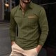 thumbnail image 1 of pstuiky Camisas casuales de manga larga para hombre, Camisa informal de verano para hombre, con cuello, botones y bolsillos, color liso top de hombre s, 1 of 9