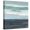 Canvas, variant on Art.com Teal Sea I Art Print by Rob Delamater, 16" x 16"