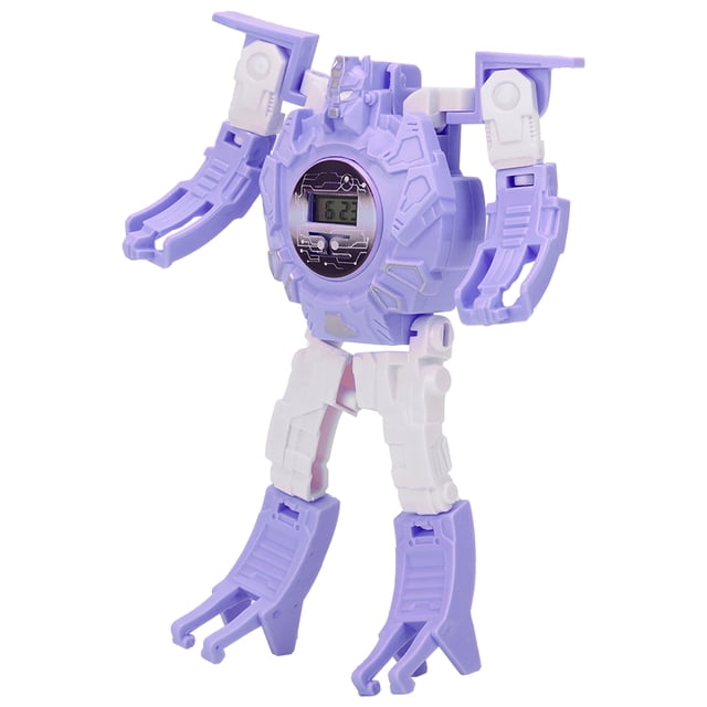 Reloj de transformación de muñeca, reloj de transformación electrónica deformado con transformación de robot reloj deformado altamente versátil
