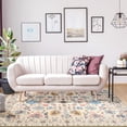 thumbnail image 6 of Wellber Soft Rugs Retro Area Rug Vintage Carpet for Living Room Bedroom Office Home Decor,4'x6',Beige, 6 of 7