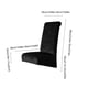 thumbnail image 3 of Funda elástica de terciopelo para silla con respaldo alto inclinado | Funda elástica antisuciedad para silla de comedor | Gris liso, rosa y dorado | Funda protectora para hotel y hogar con tod, 3 of 5