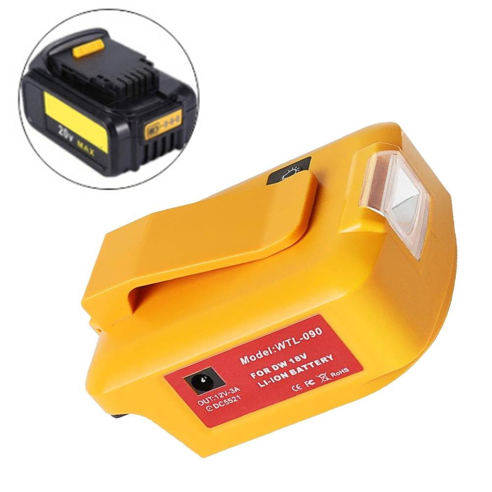 AFQH Power Adapter for DEWALT USB Charger Adapter 18V Batteries Power Bank Adapter