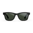 thumbnail image 3 of Ray-Ban Meta, Wayfarer (Large ) Glasses with Meta Ai, Audio, Photo, Video Compatibility, Matte Black, Clear to Green Transitions Lenses, 3 of 5