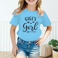 thumbnail image 2 of cnuiaeg Summer Shirts Kid Girls Cute Graphic Round Neck Short Sleeve Tee Summer Casual T Shirt Size:3-4 Years, 2 of 5