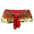 thumbnail image 3 of Accesorios de Disfraz Hugo Bufanda de Cadera Cinturón Danza del Vientre Mujer Rojo, 3 of 9