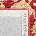 thumbnail image 6 of SAFAVIEH Anatolia Tracy Floral Wool Area Rug, Red/Ivory, 8' x 8' Square, 6 of 10