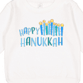 thumbnail image 3 of Inktastic Happy Hanukkah with Candles Toddler Sweatshirt, 3 of 4